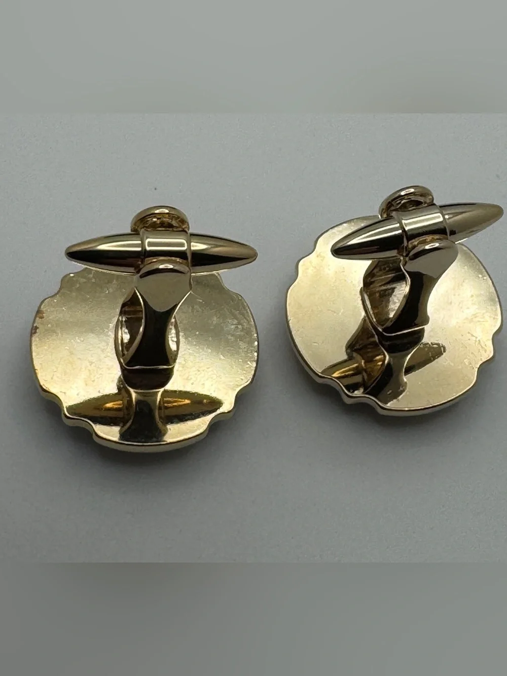 Wedgewood by Stratton Blue Jasperware Ship Cufflinks